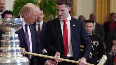 Доналд Тръмп се срещна с олимпийските шампиони в хокея