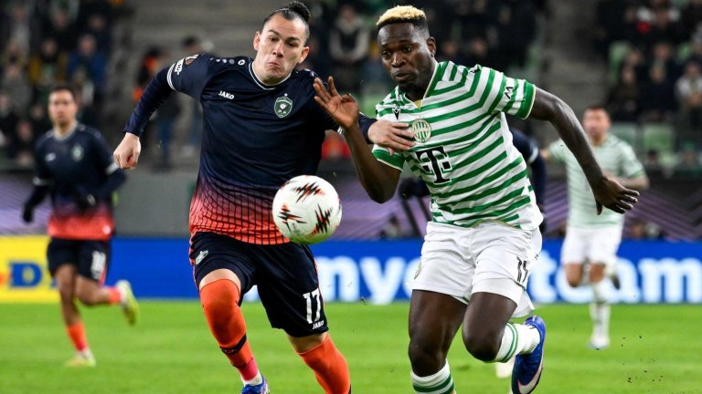 На живо в битка за 1/18-финал: Ференцварош – Лудогорец 2:0 (3:2), шампионите имат нужда от гол