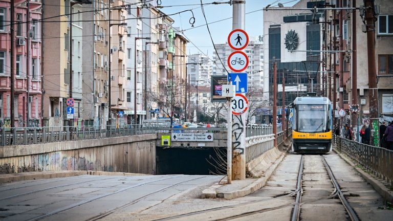 Местят трамваите от столичния бул. "Скобелев" по ново трасе