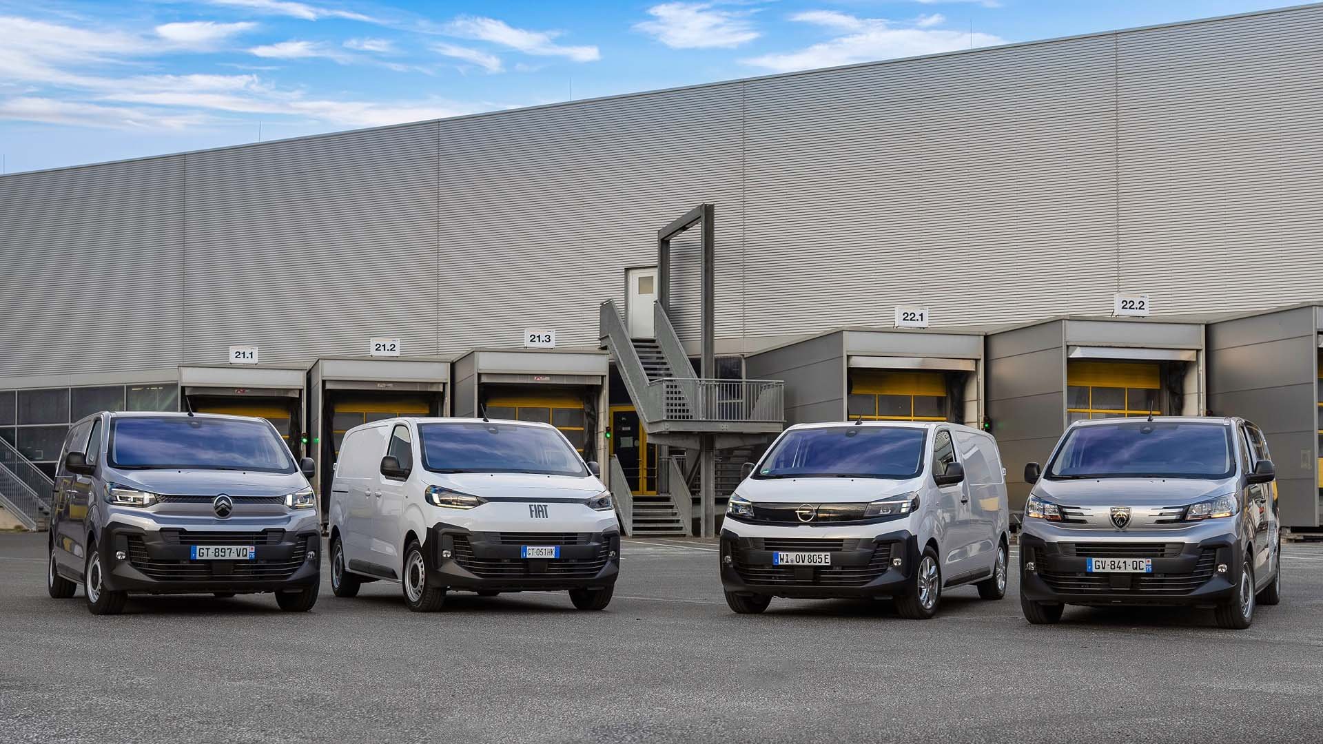 Citroen e-Jumpy, FIAT Scudo, Opel Vivaro Van Electric и Peugeot E-Expert,