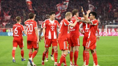 Няма Кейн, няма проблем: Байерн гази и без звездата си