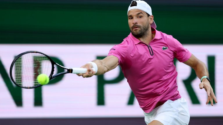 Стремглаво надолу: Григор изпадна от топ 90 за първи път от 14 години