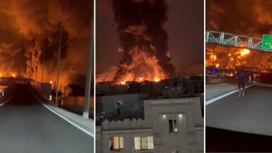 Огнени кълба и паника в Техеран: САЩ и Израел поразиха 5 петролни хранилища (видео)