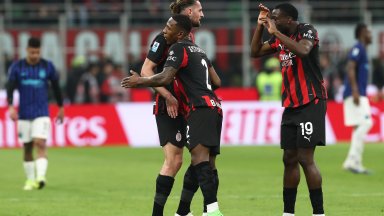 Милан взе "Дерби дела Мадонина" и отказа да се пусне от борбата за Скудетото