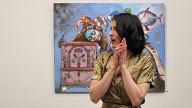 "Това не е приказка": Актрисата Диана Димитрова представя "Сънища и сенки" в изложба