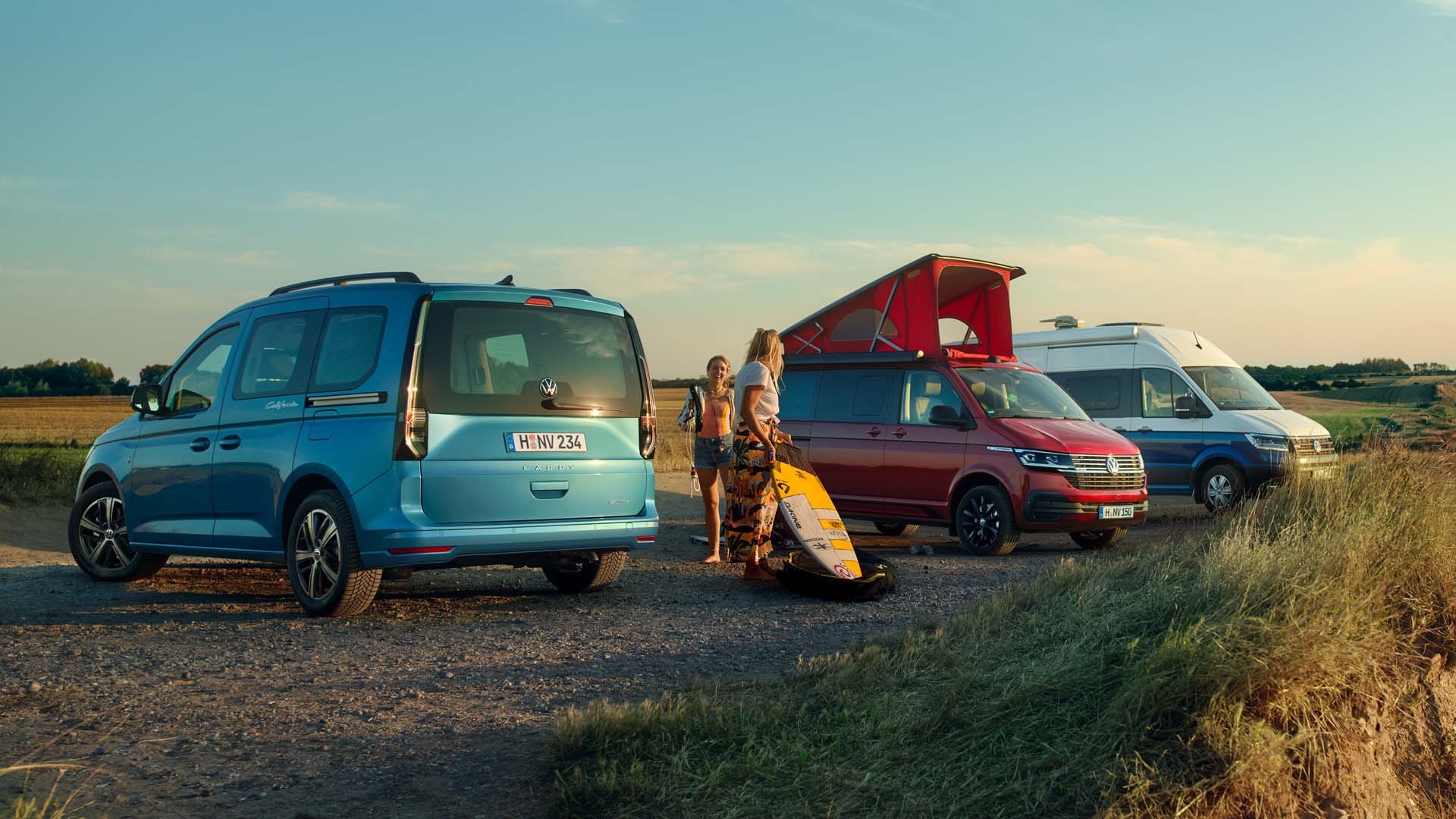 Volkswagen Caddy и гамата от кемпери