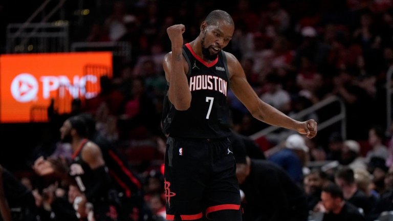 Асът Дюрант вкара 7.6 секунди преди края и постави Хюстън в отлична позиция на Запад