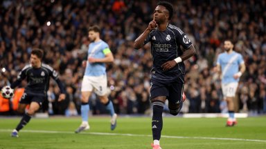 Ранен червен картон уби надеждата на Сити срещу Реал, Винисиус пак се прояви