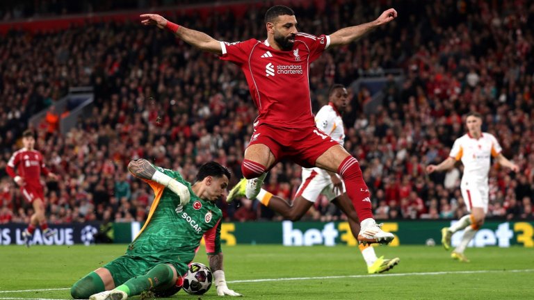 Ливърпул най-после показа мощ - Галатасарай се отърва само с 0:4 на "Анфийлд"