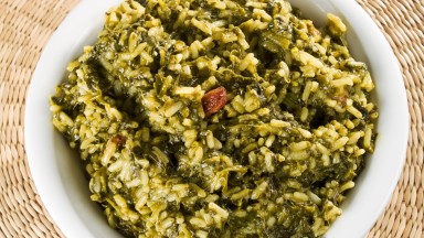 Ориз със спанак и лимон