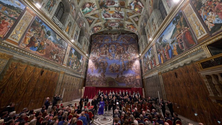 Ангели пяха на частен концерт в Сикстинската капела