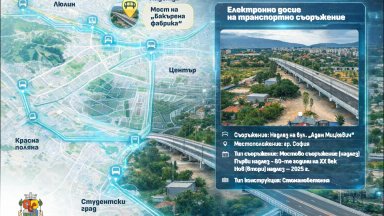 София създава електронни досиета за мостове, тунели и подлези