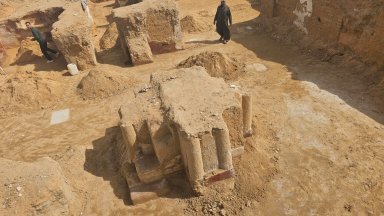 Коптска сграда от пети век показва прехода от отшелничество към монашески общности в Египет