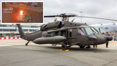 Дронове камикадзе удариха радар и "Блек Хоук" в най-голямата американска база в Ирак (видео)