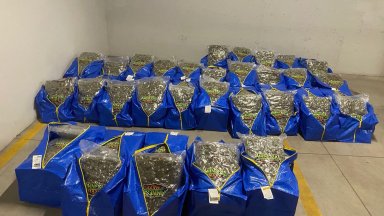 Над 240 кг наркотици бяха заловени при спецоперация на ГДБОП и ДАНС (снимки)