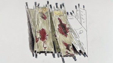 Многоликата война в изложбата "Орнаменти на болката" на Правдолюб Иванов в Галерия Куб – Топлоцентрала