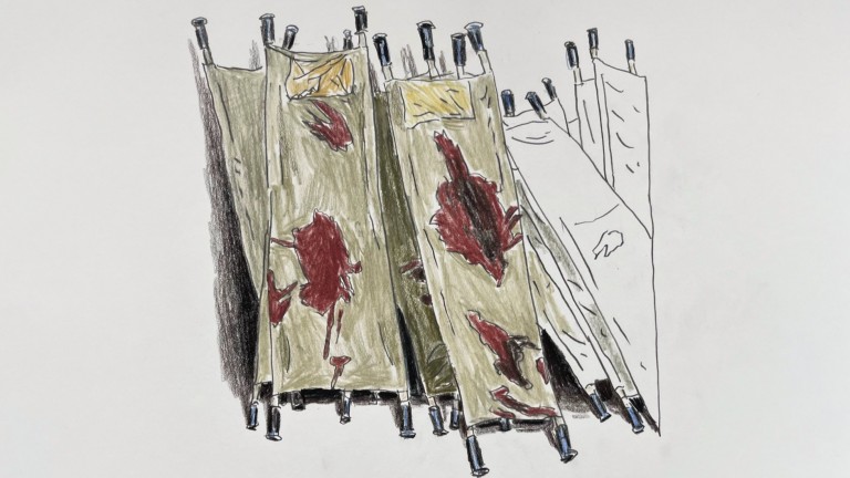 Многоликата война в изложбата "Орнаменти на болката" на Правдолюб Иванов в Галерия Куб – Топлоцентрала