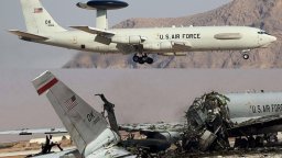 САЩ са загубили един от редките E‑3 Sentry при иранската атака над база "Принц Султан" (снимки)