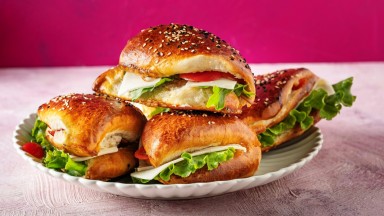 Пухкави хлебчета за пълнене