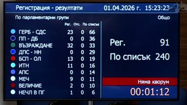 Не успяха да отменят споразумението с Украйна заради липса на кворум