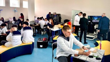 Професионалната гимназия по речно корабостроене и корабоплаване в Русе с нов STEM център