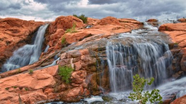 Водопадът, който се показа само четири пъти през последните 15 години