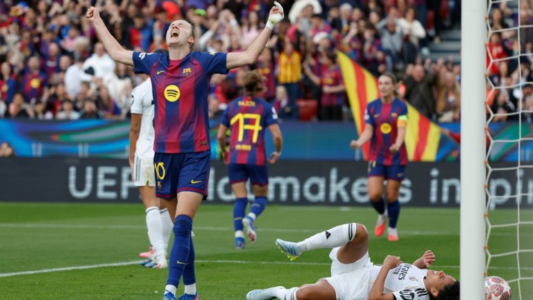 12:2! Барселона размаза за втори път Реал в женското Ел Класико пред 60 хиляди