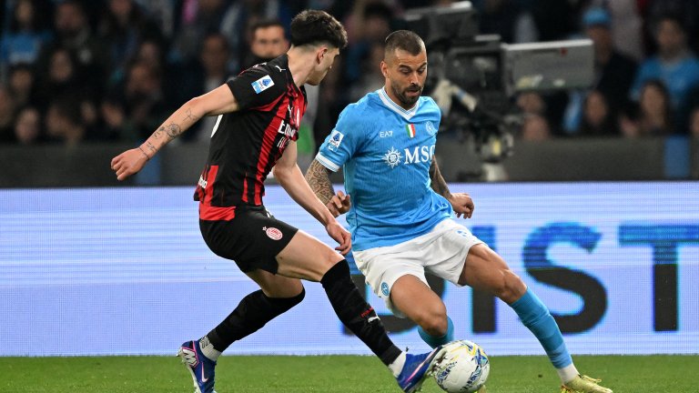 Шампионът е под пара: Наполи победи Милан и държи Интер под напрежение