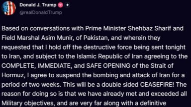 В последния момент Тръмп отмени удара след намеса на Пакистан, Иран отваря Ормузкия проток