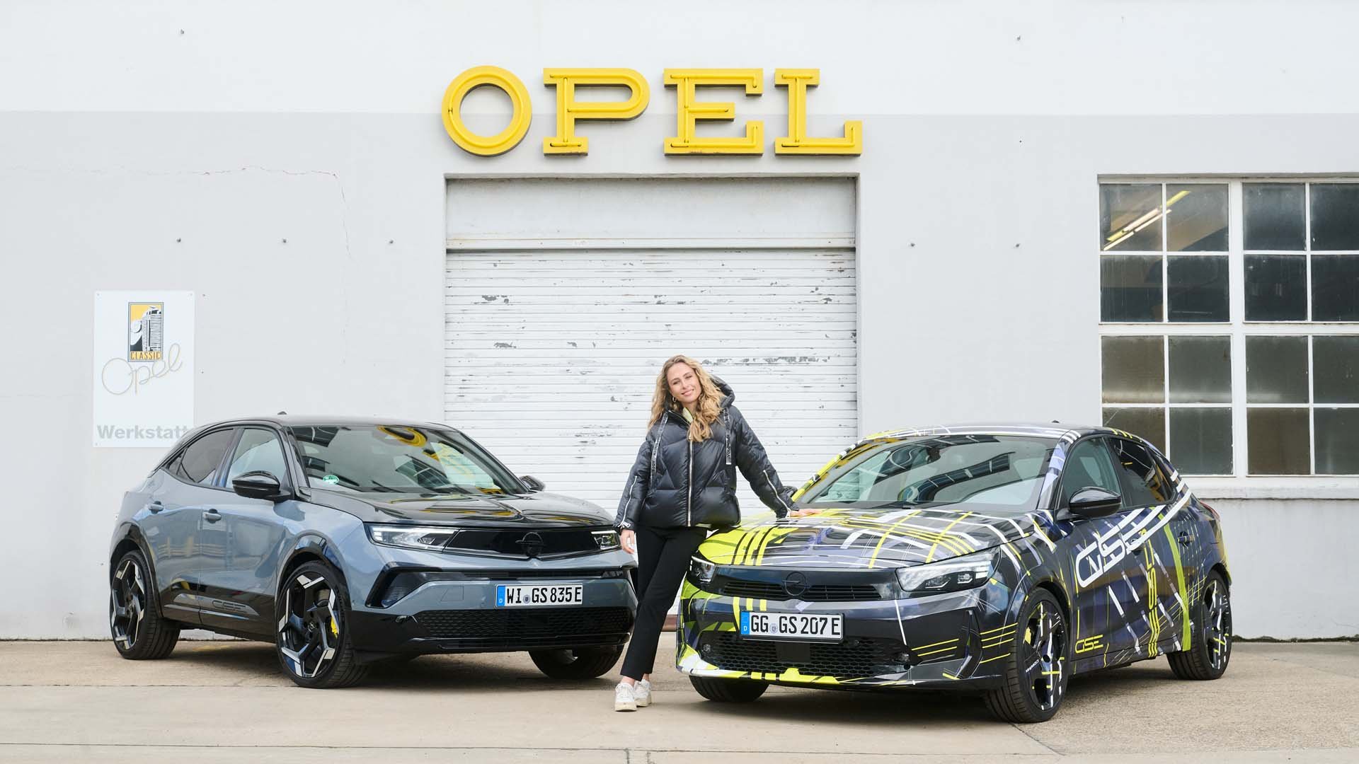 Софѝя Фльорш с Opel Mokka GSE и Opel Corsa GSE