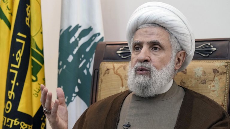 Лидерът на "Хизбула" отхвърли преки преговори с Израел: Няма да предадем оръжието си