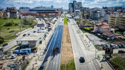 Завършиха последните 80 метра от ключовия столичен бул. "Тодор Каблешков" (снимки)