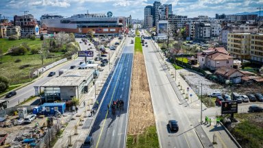 Завършиха последните 80 метра от ключовия столичен бул. "Тодор Каблешков" (снимки)