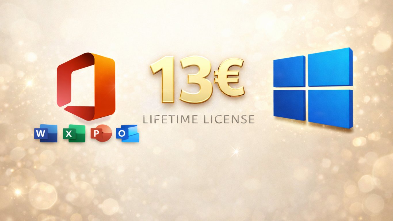 Оригинален Windows 11 и Office на цена от 13€