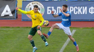 Спартак Варна ликува в сблъсъка за оцеляване, внукът на треньора вкара