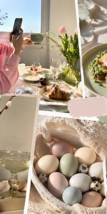 Пастелен Великден: Брънч, "nude" яйца и естествена светлина