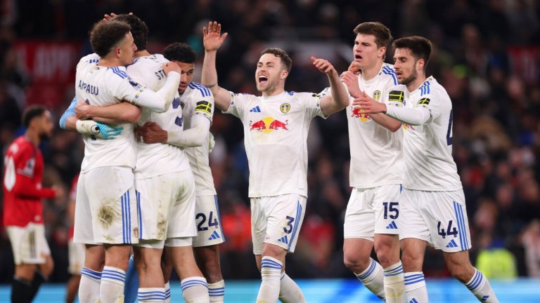 След 45 години: Лийдс с Илия Груев исторически превзе дома на Манчестър Юнайтед