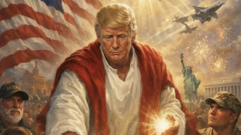 AI снимка на Тръмп като Исус Христос разгневи и собствените му привърженици