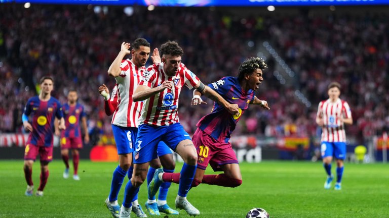 Шоуто бе факт: Атлетико удържа Барса за полуфинал в Шампионска лига