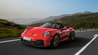 Porsche 911 GT3 S/C залага на отворен покрив и ръчна скоростна кутия