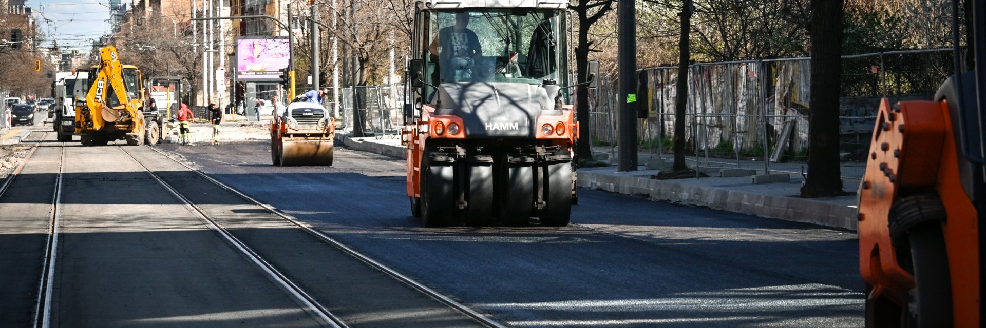 Започна асфалтирането на 1,8 км от столичния булевард "Ал. Стамболийски“ (видео)