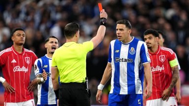 Ранен червен картон обрече Порто, ще има английски дуел на бивши европейски крале