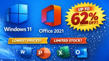 Плащате веднъж, ползвате завинаги: Office 2021 и Windows 11 на мини цена