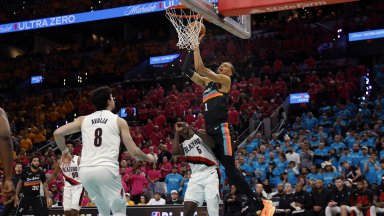 Еднорогът Уембаняма подобри рекорд на легендата Дънкан в плейофния си дебют