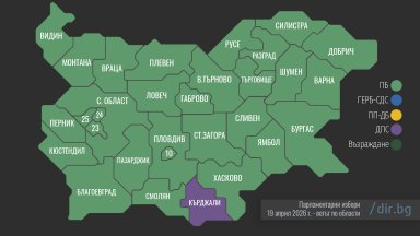 ДПС загуби Лудогорието, а ПП-ДБ - София: Как се разпредели вотът по области