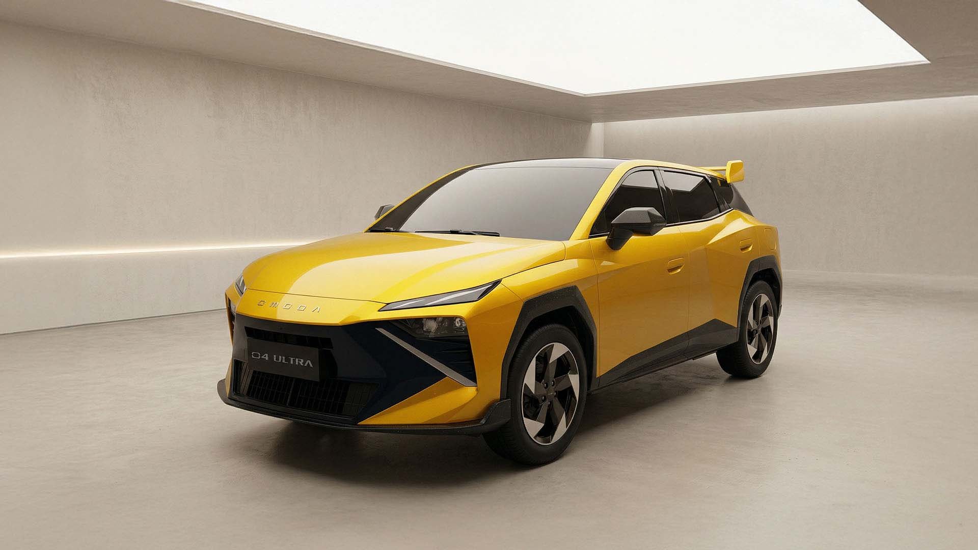 Omoda 4 Ultra дебютира в Пекин в ярък жълт цвят