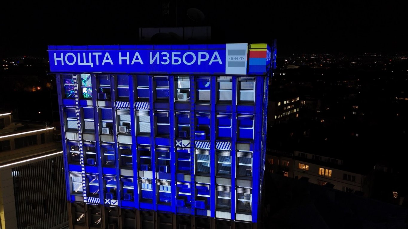 БНТ приложи 3D мапинг за изборното си отразяване