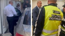 КАТ глоби Румен Радев за неправилно паркираната Шкода при гласуването, той си плати глобата