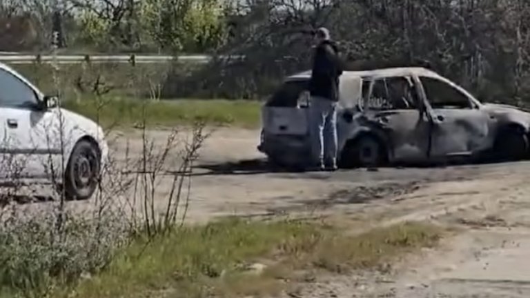 Млада жена изгоря жива в кола, паркирана до къмпинг край Поморие (видео)
