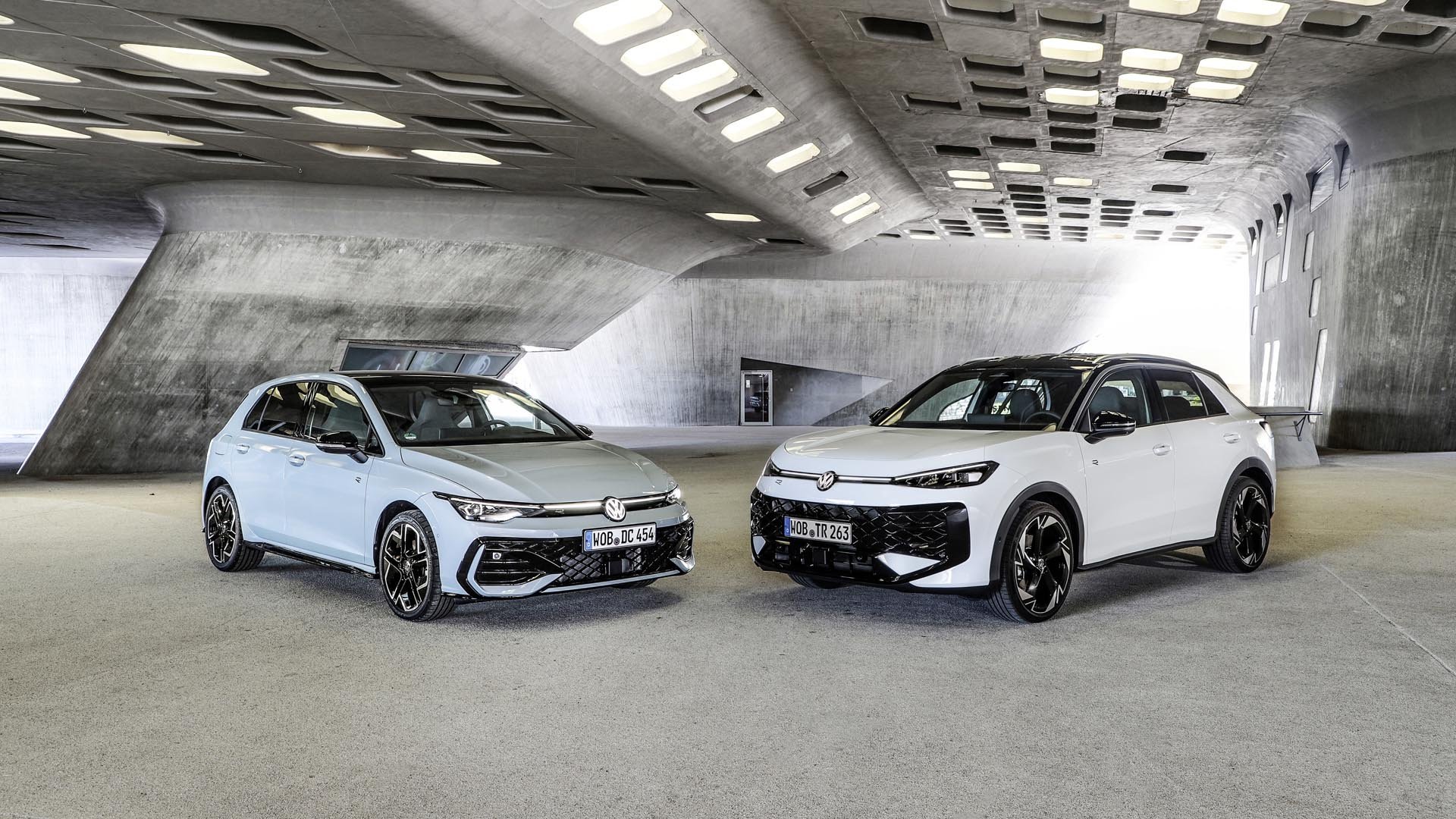 Volkswagen Golf Hybrid и T-Roc Hybrid
